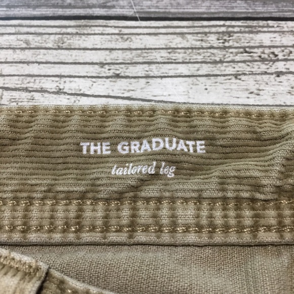 Ag The Graduate Tailored Leg Corduroy Pants Men’s 36x32.5 Beige Ag-Ed. - Picture 13 of 13